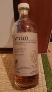 アラン１０年のテイスティング・アイランズモルトの代表格へと躍り出た、新鋭アラン蒸溜所の革新的傑作