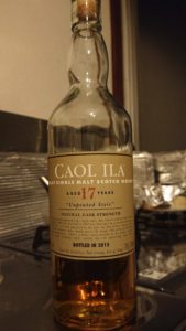 カリラ17年・アンピーテッドのテイスティング＆レヴュー・ピート無しのカリラ✖️カスクストレングス。スパイシーな海系モルトの傑作！